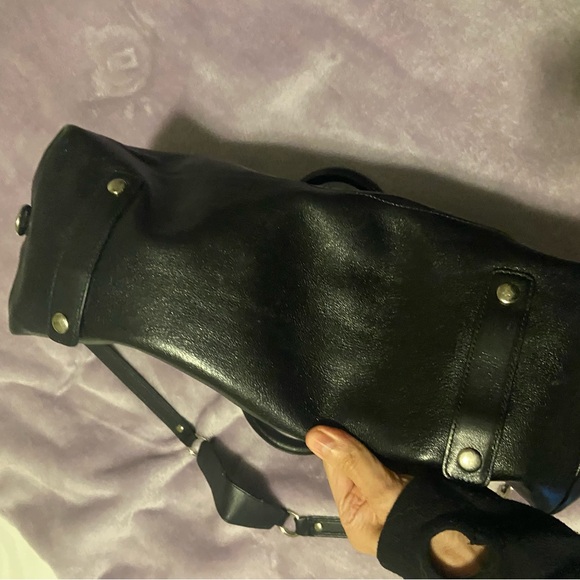 Coach Black Leather Shoulder Bag - Picture 4 of 10